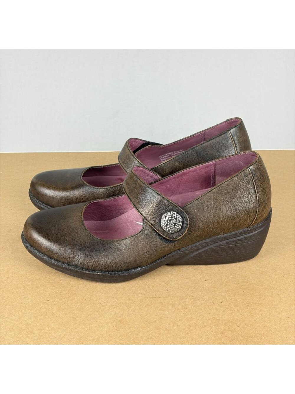 Dansko Adelle Mary Jane Leather Comfort Shoes Womens 10.5/11 EU 41 Brown